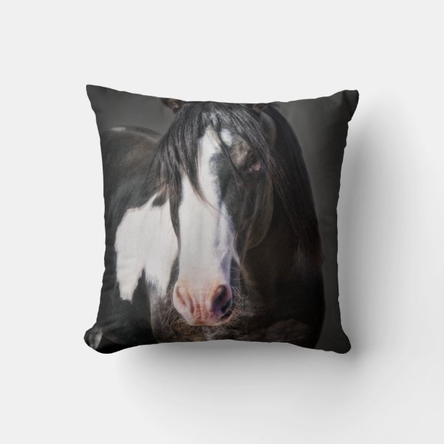 Horse Portrait II Cushion (Front)