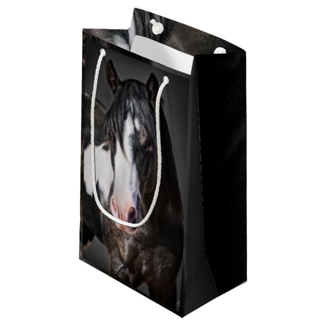 Horse Portrait II Small Gift Bag (Front Angled)
