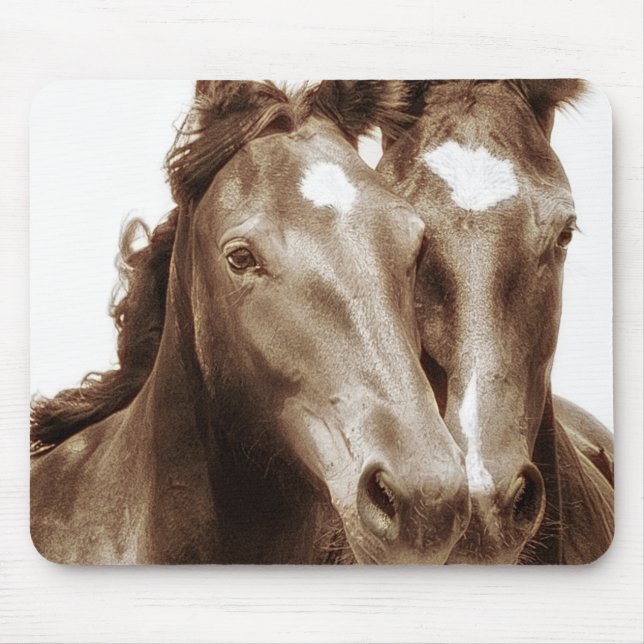 Horse Portrait III Mouse Pad (Front)