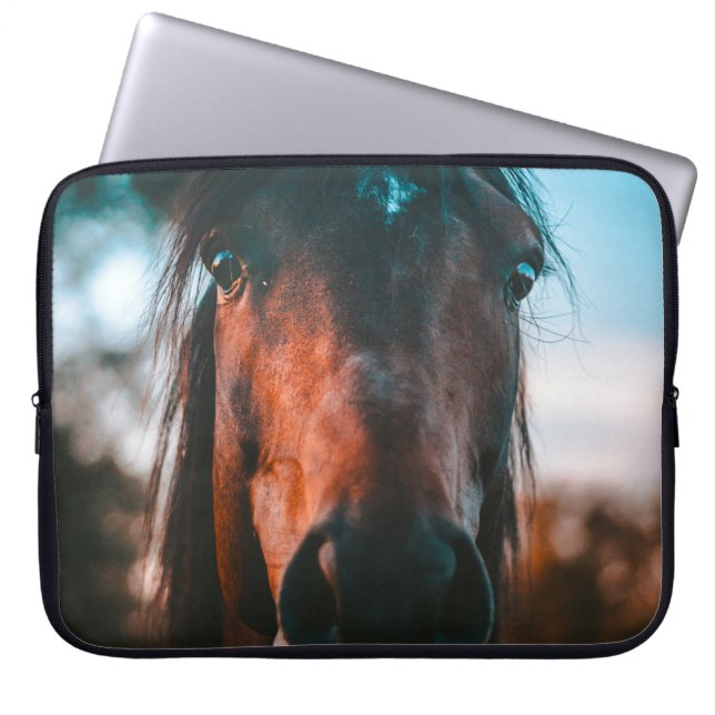 HORSE PORTRAIT LAPTOP SLEEVE (Front)