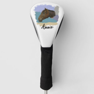 Horse Portrait of "Annie" Personalize Your Golf Head Cover