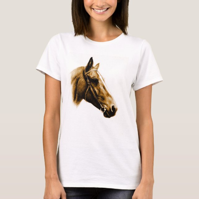Horse Portrait T-Shirt (Front)