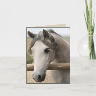 Horse Portrait Thank You CARD