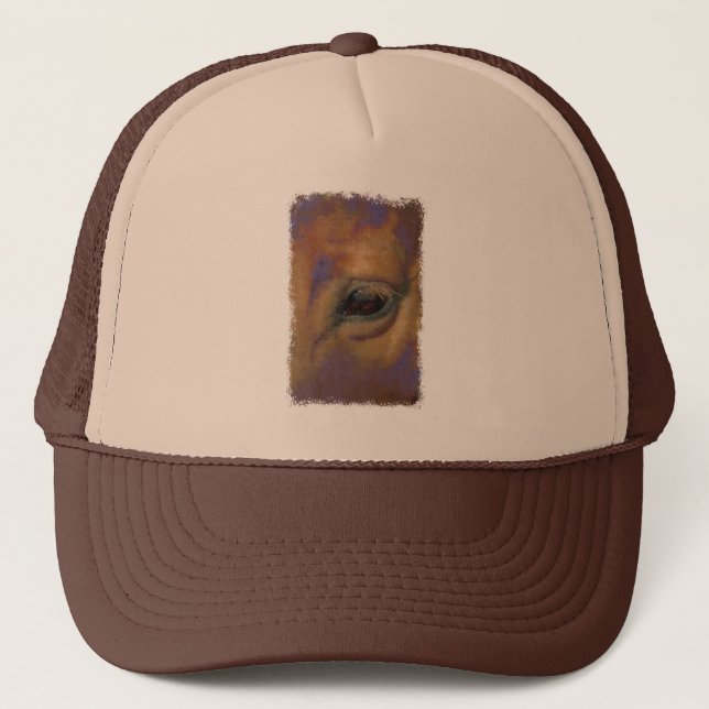 Horse Portrait Trucker Hat (Front)