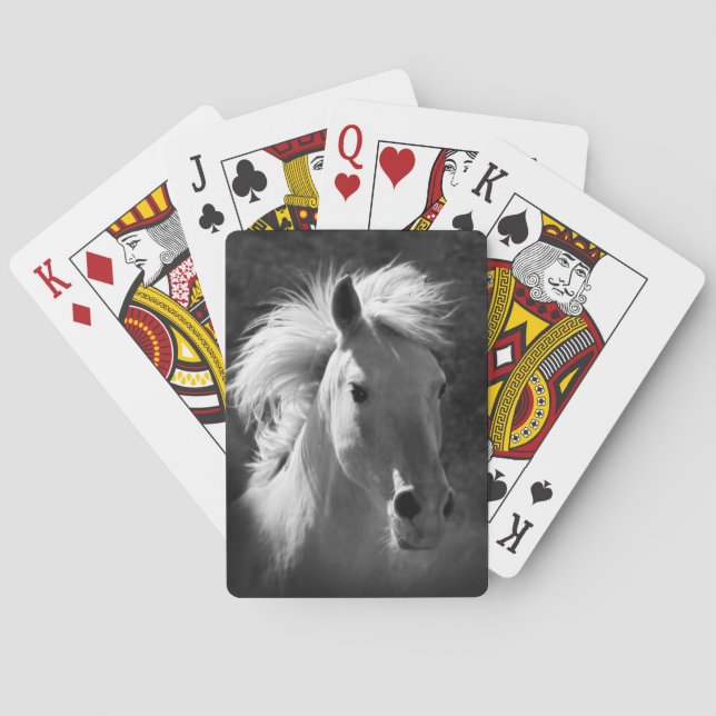 Horse Portrait V Playing Cards (Back)