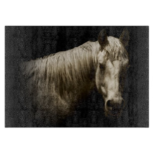 Horse Portrait VI Cutting Board