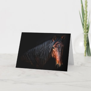 Horse Portrait VII Card