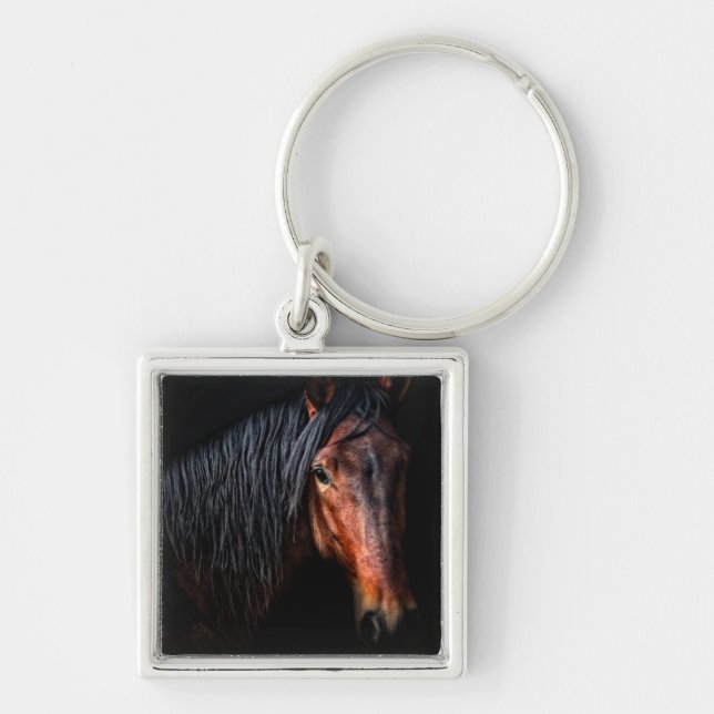 Horse Portrait VII Key Ring (Front)