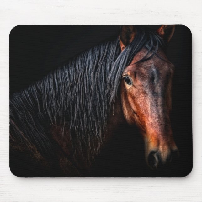 Horse Portrait VII Mouse Pad (Front)