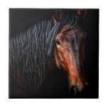 Horse Portrait VII Tile<br><div class="desc">Animals</div>
