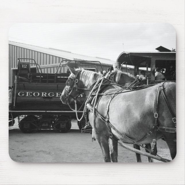 Horse Power and Steam Power Mouse Pad (Front)