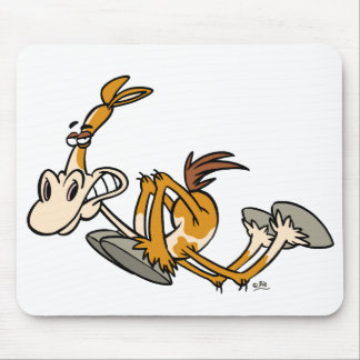 Horse Power cartoon mousepad