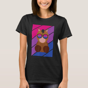 Horse Pride Bisexual Flag Lgbtq Proud Ally Pride S T-Shirt