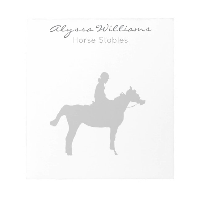 Horse Pro Small Notepad (Front)