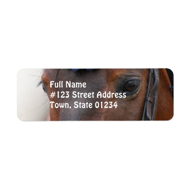 Horse Profile Mailing Label (Front)
