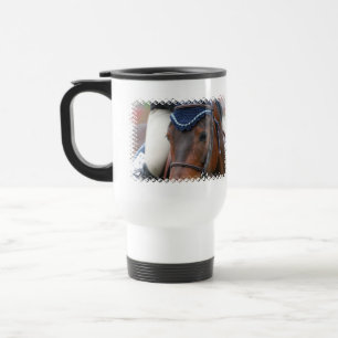 Horse Profile Plastic Travel Mug