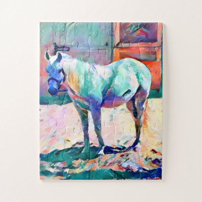 Horse Puzzle  for children (Vertical)