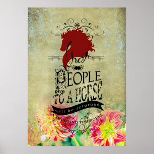 Horse Quote - Poster