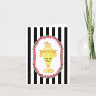 Horse Race Derby Bridal Shower Thank You Card