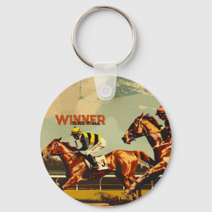 Horse Race Key Ring