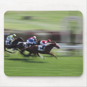 horse race mouse pad