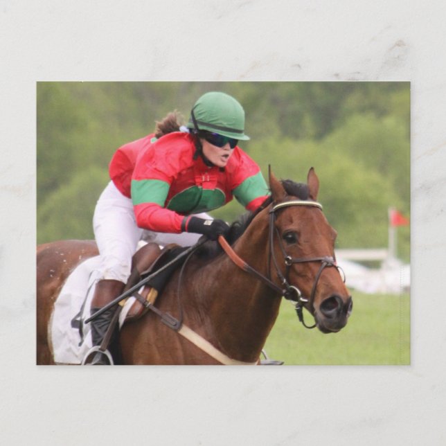 Horse Race Postcard (Front)