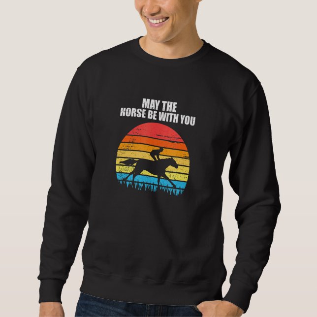 Horse Racing Apparel Sweatshirt (Front)