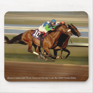 Horse Racing - Bar-bar-o Mouse Pad