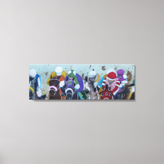 Horse Racing Canvas Print