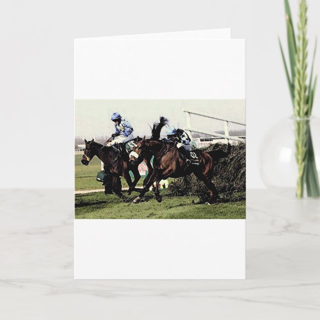 Horse Racing Card (Front)