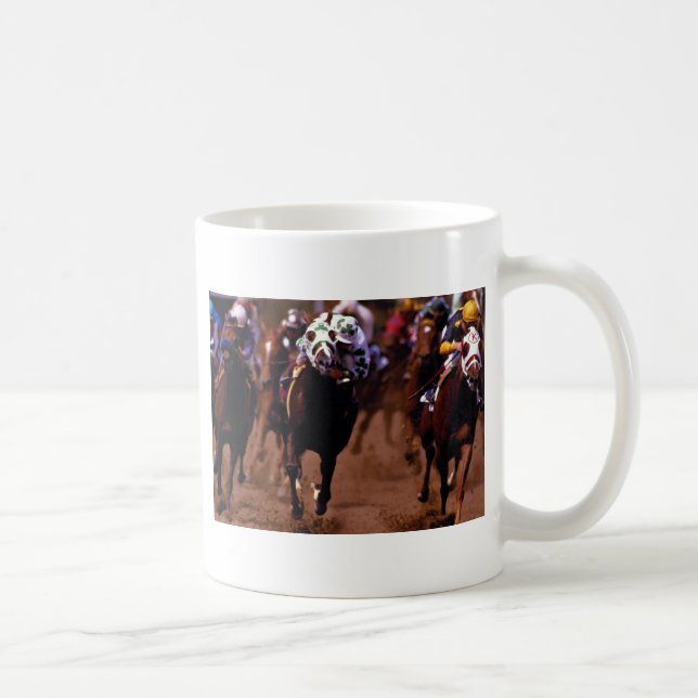 Horse racing coffee mug (Right)