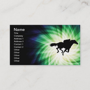 Horse Racing; Cool Business Card