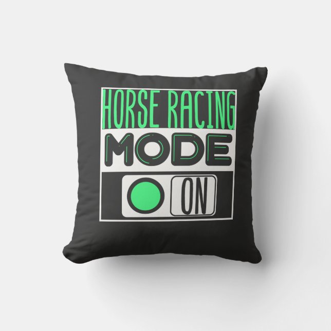 Horse Racing Cushion (Front)