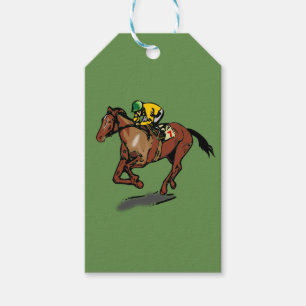 Horse Racing Custom Gift Tags