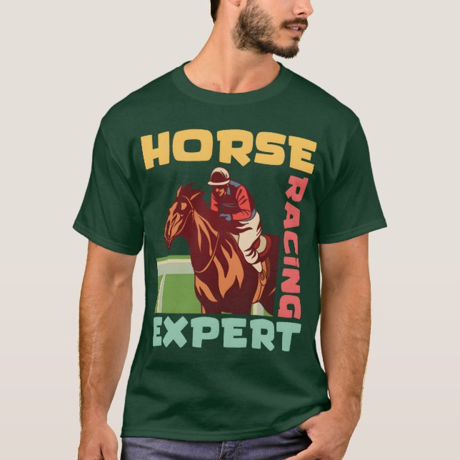 Horse Racing Epert Horseback Horse Ride Horse vint T-Shirt (Front)