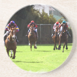 Horse Racing Field Coasters