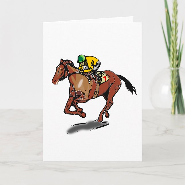 Horse Racing Greeting Cards (Creator Uploaded)