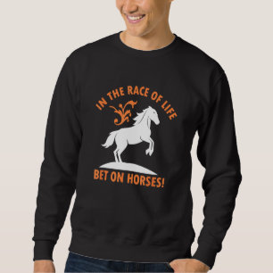 Horse Racing Horserider Derby Farm Horse Sweatshirt