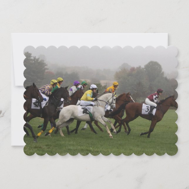 Horse Racing Invitation (Front)