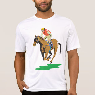 Horse Racing Jockey Galloping T-Shirt