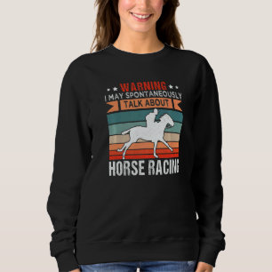Horse Racing Jockey Horseback Riding Barrel Racer Sweatshirt