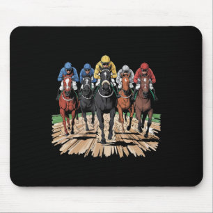 Horse Racing Jockey Racer Der  Mouse Pad