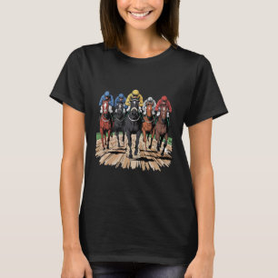 Horse Racing Jockey Racer Der  T-Shirt