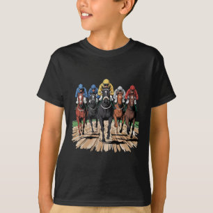 Horse Racing Jockey Racer Der T-Shirt