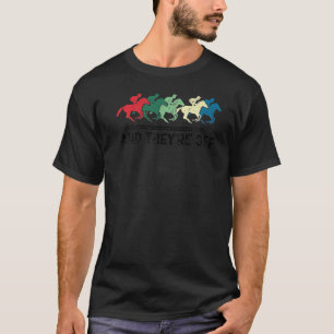 Horse Racing Jockey Racer Derby Rider Track Race T-Shirt
