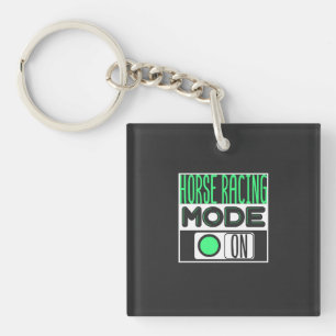 Horse Racing Key Ring