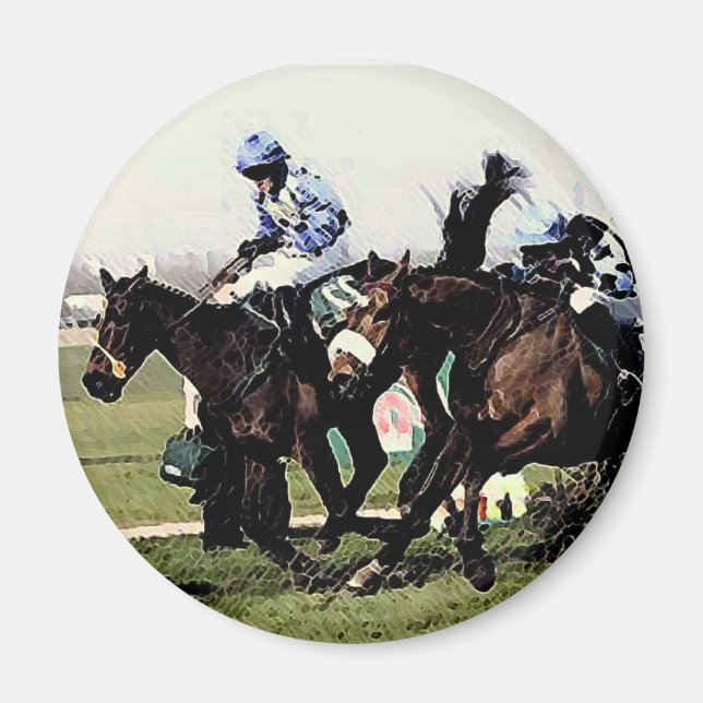 Horse Racing Magnet (Front)