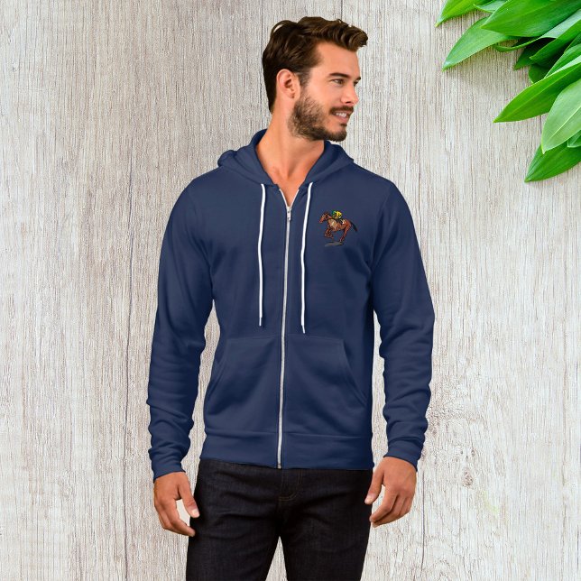 Horse Racing Mens Jacket Hoodie (Creator Uploaded)