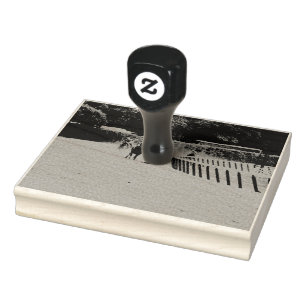 Horse Racing Muddy Track Grunge Rubber Stamp