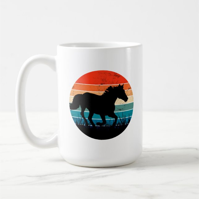 Horse Racing Mug (Left)